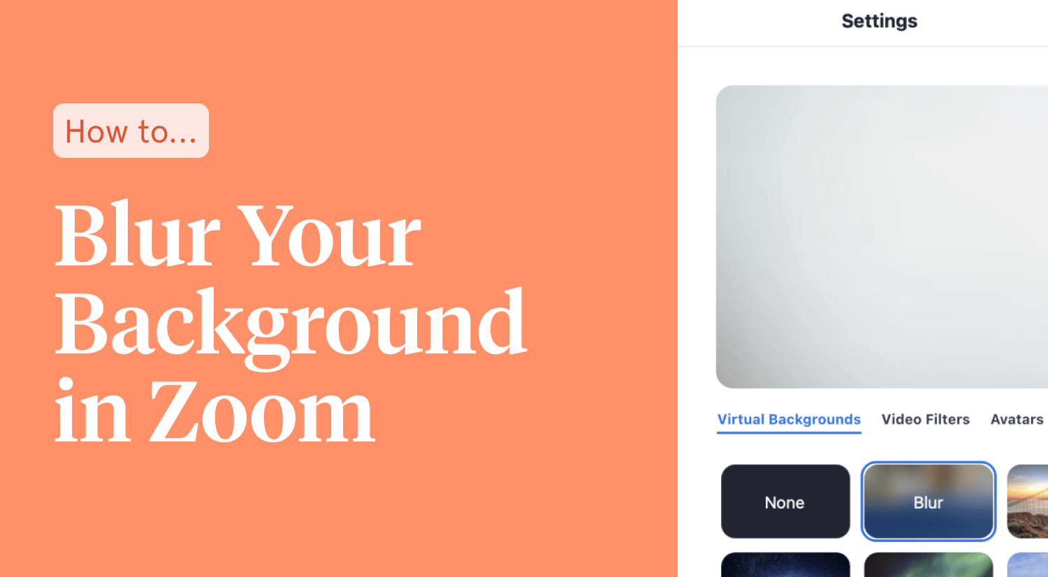 How to Blur Your Background in Zoom Tango Create howto guides, in